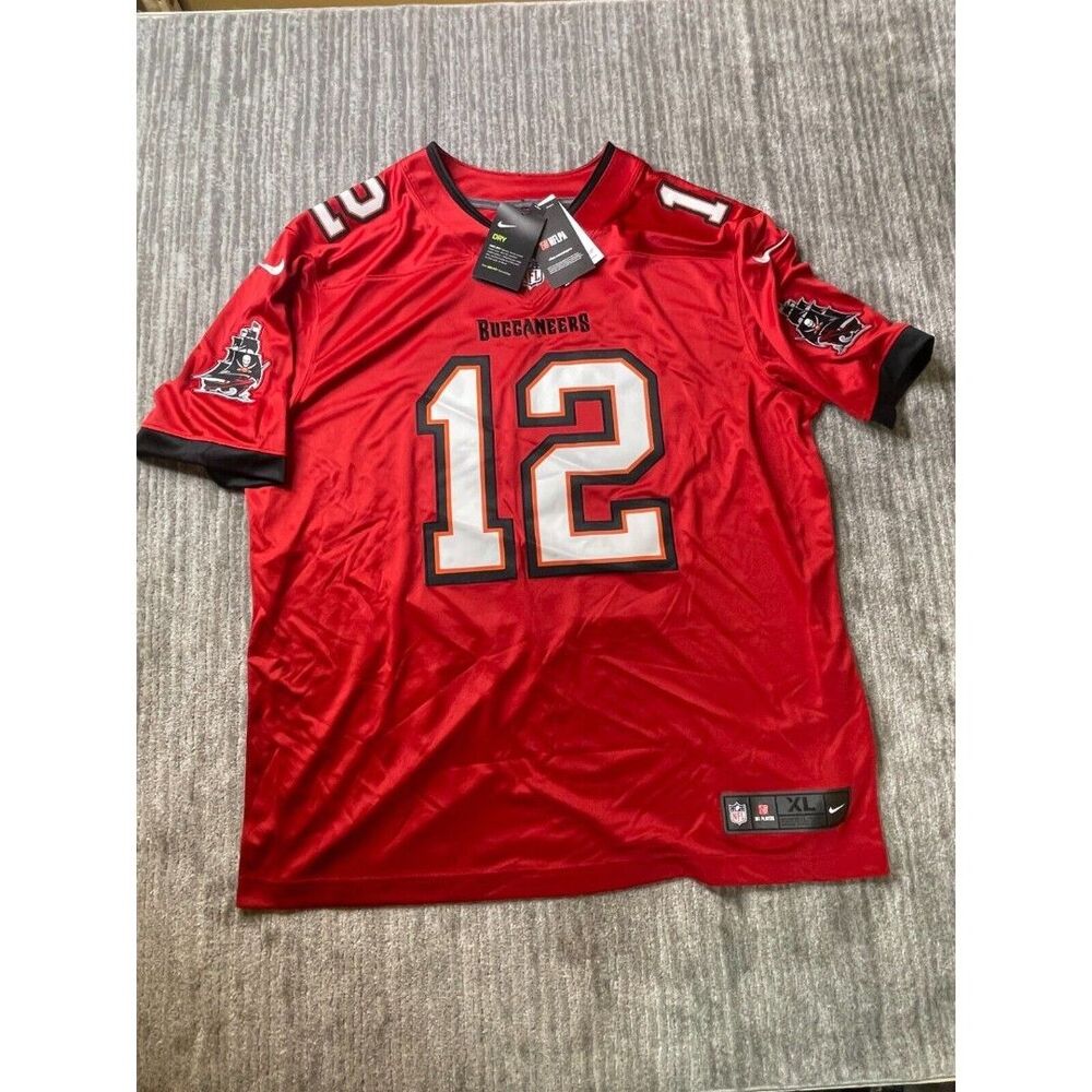 Nike Tampa Bay Buccaneers Jersey Tom Brady Mens XL Red Vapor Limited Stitched